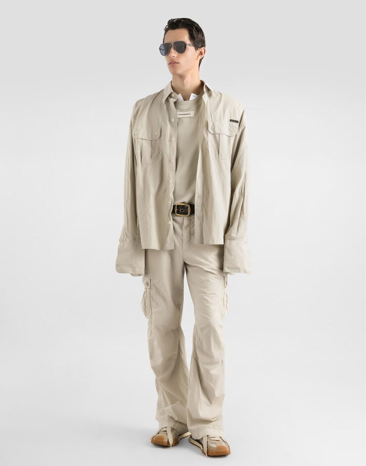 Dolce & Gabbana Poplin trousers Beige GV3OHTG8OW7