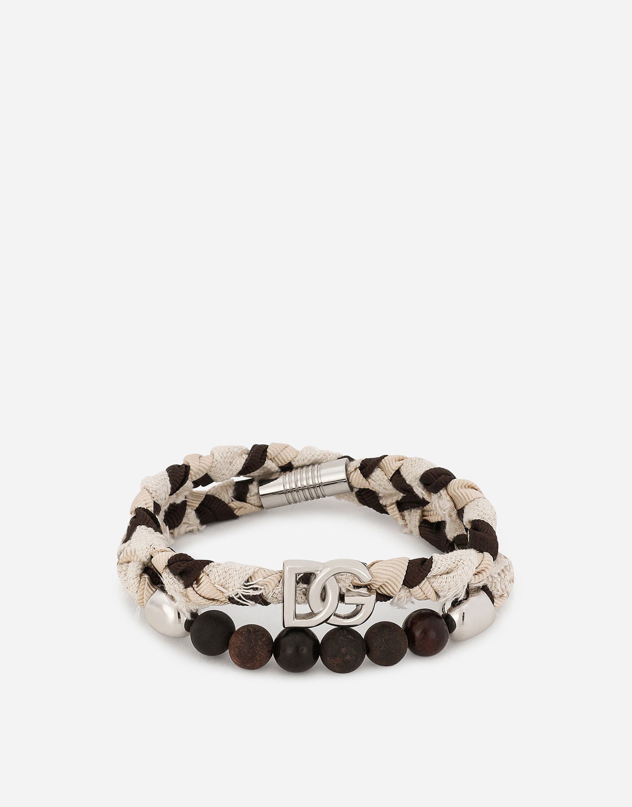 Dolce & Gabbana Braided bracelet Print G5JH9TIS1UW