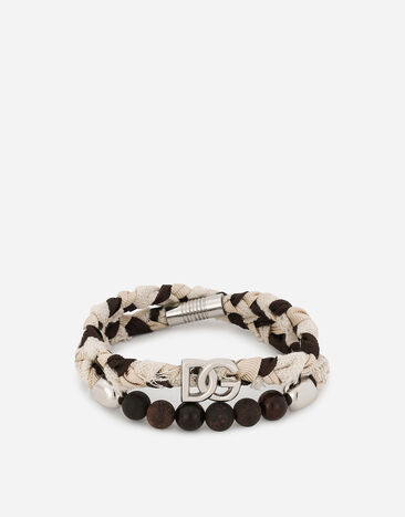 Dolce & Gabbana Braided bracelet Silver WNQ5S2W1111