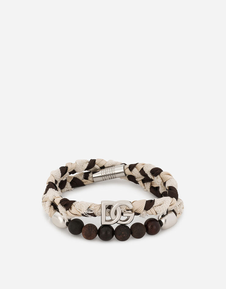 Dolce & Gabbana Bracelet tressé Multicolore WBQ5P0W1111