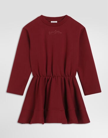 Dolce & Gabbana Fleece dress Red L5JDBMG7QNV