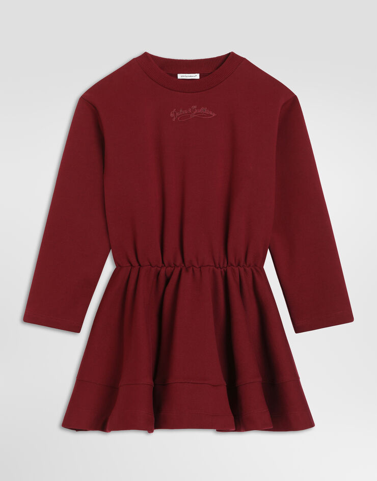 Dolce & Gabbana Fleece dress Red L5JDBMG7QNV