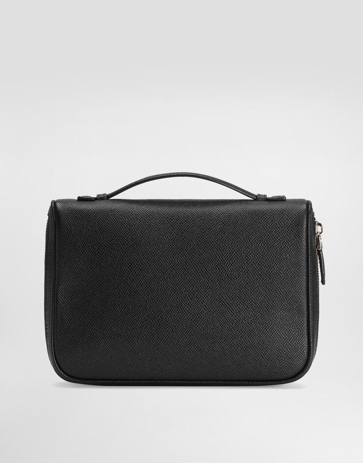 Dolce & Gabbana Sicily alpine calfskin necessaire Black BP3412BG662