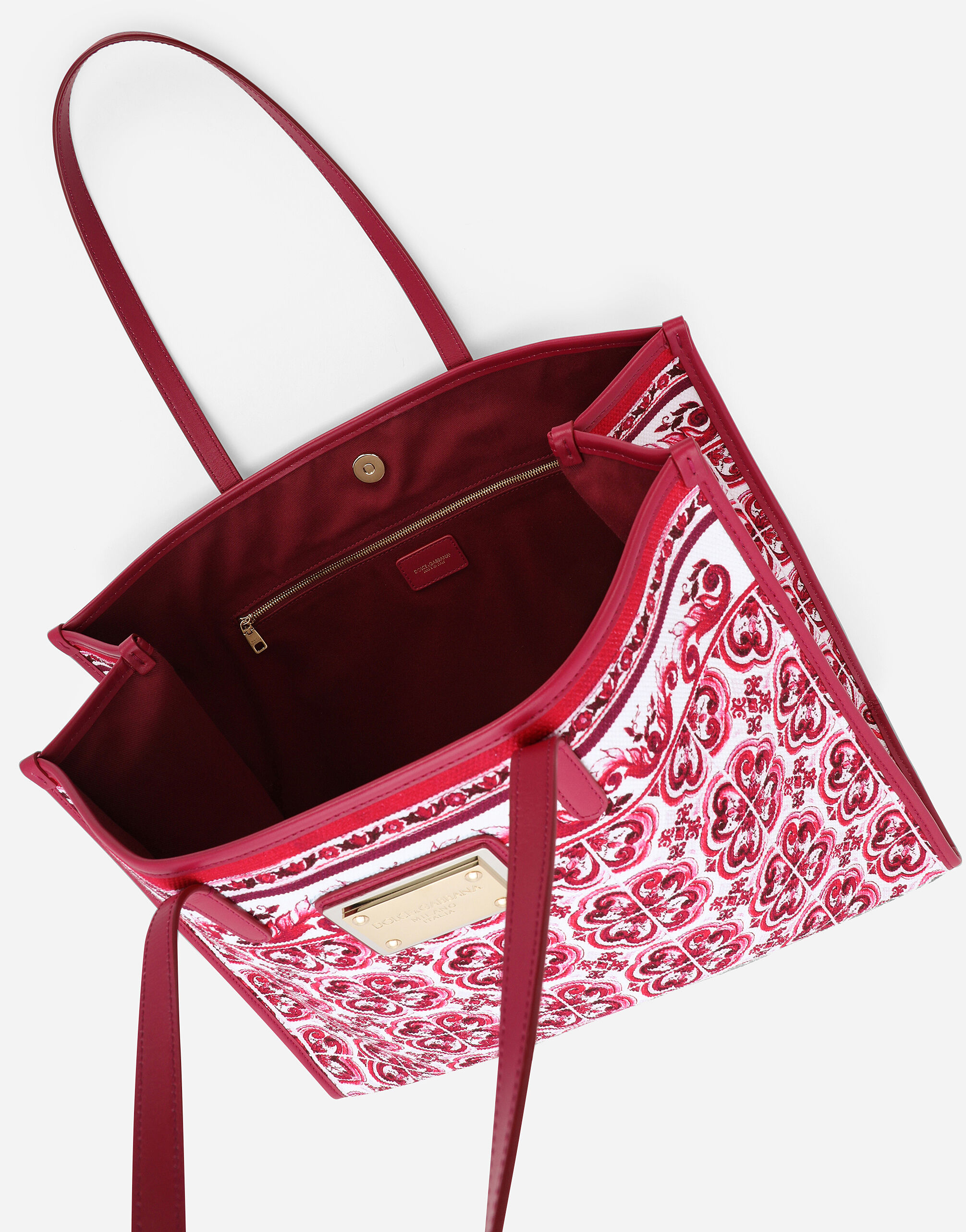 Borsa shopping grande in Multicolore da Donna Dolce Gabbana