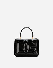 Dolce & Gabbana DG 로고 백 탑 핸들 백 블랙 VG443FVP187