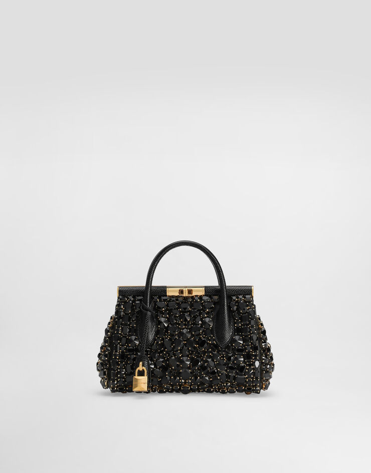 Dolce & Gabbana Day Bag Mini Marlene aus Leder mit Leguanprägung Mehrfarbig BB7744AJ679