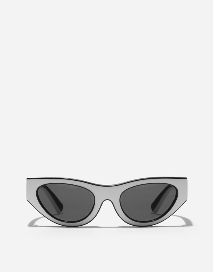 Dolce & Gabbana DG Logo Sunglasses White/black VG601GVN587