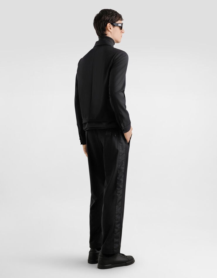 Dolce & Gabbana Wool canvas jacket Black G9BQZTFURK8