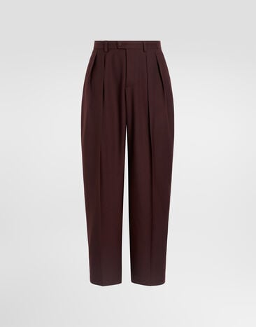 Dolce & Gabbana Wool gabardine trousers Dolce & Gabbana Wool gabardine trousers Multicolor GP166TFU21E