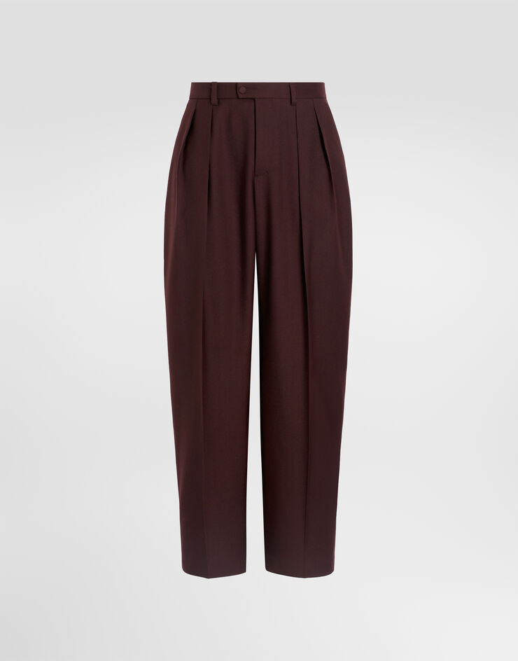 Dolce & Gabbana Wool gabardine trousers Dolce & Gabbana Wool gabardine trousers Multicolor GP166TFU21E