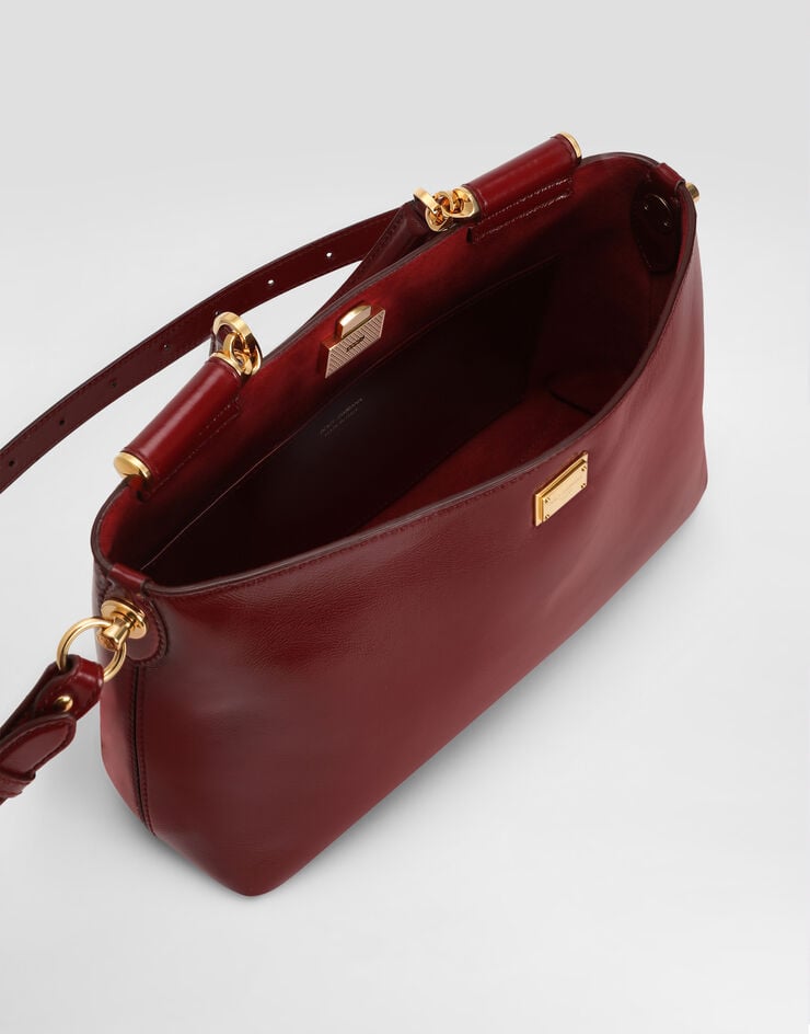 Dolce & Gabbana Medium Vittoria calfskin handbag Red BB7896AZ000