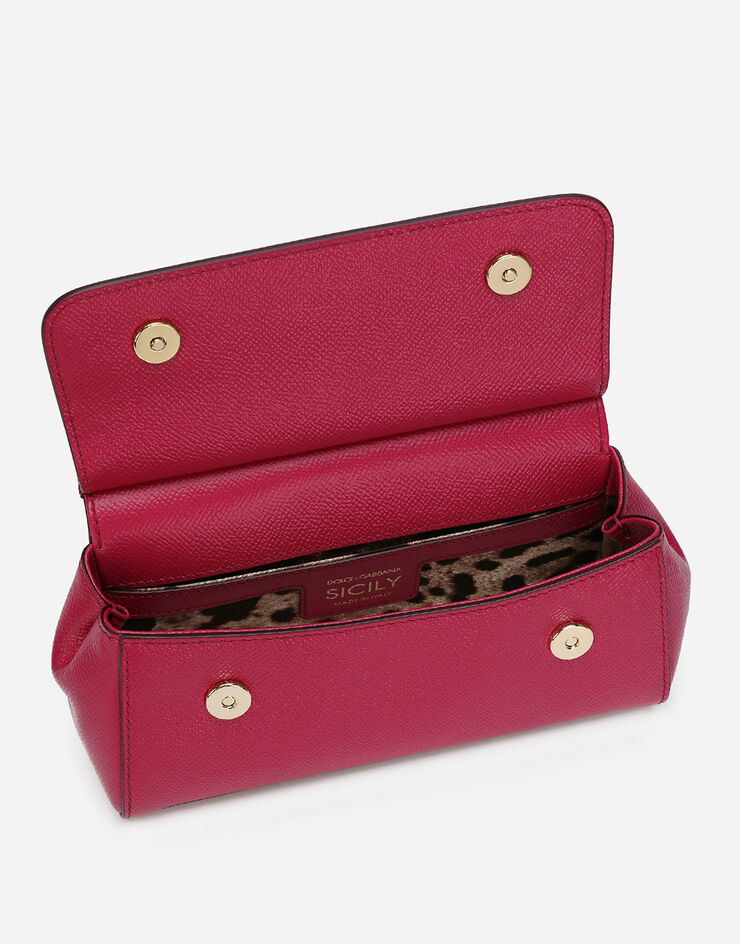Dolce & Gabbana حقيبة يد Sicily صغيرة فوشيا BB7116A1001