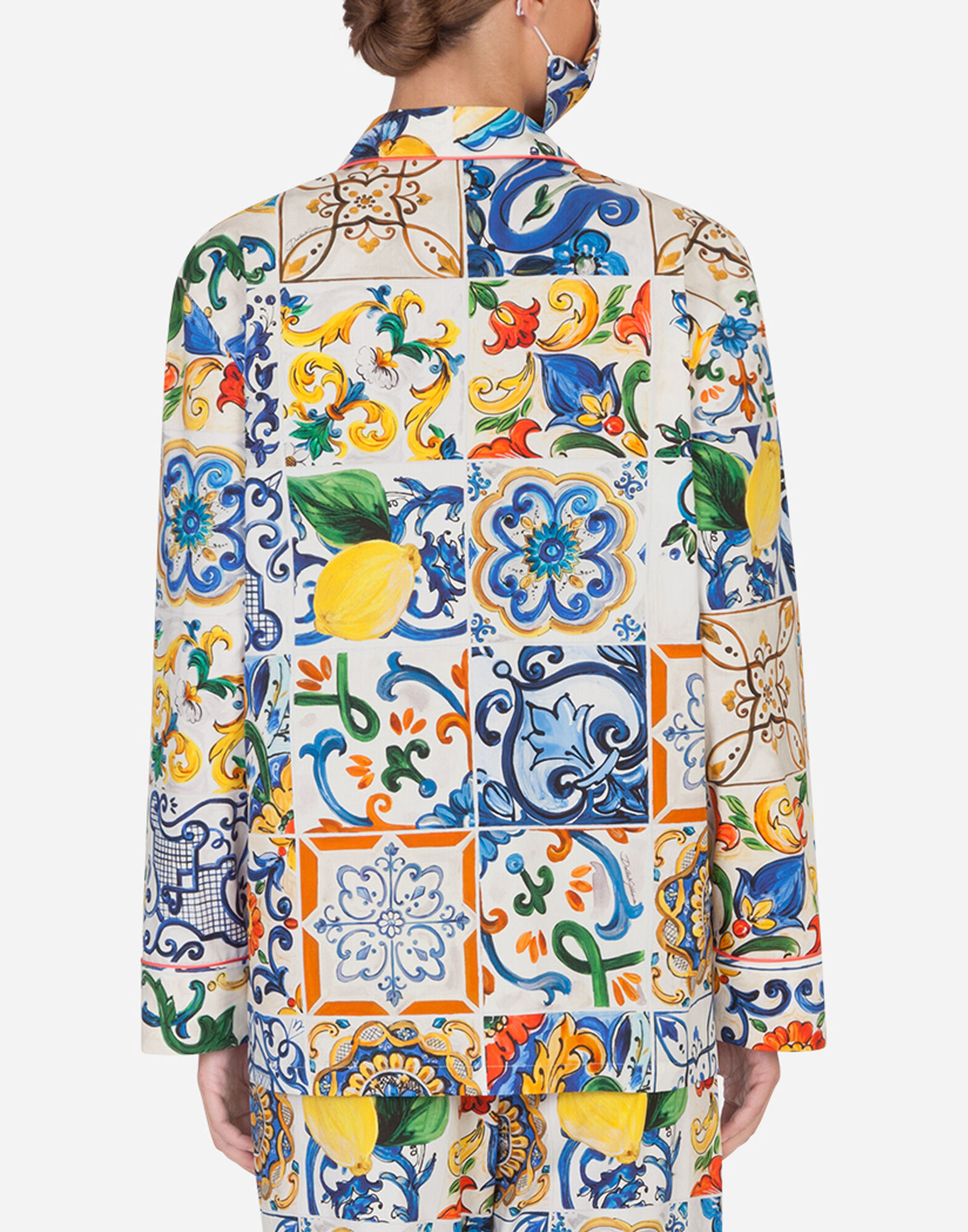 Dolce & gabbana majolica print 2 piece set discount