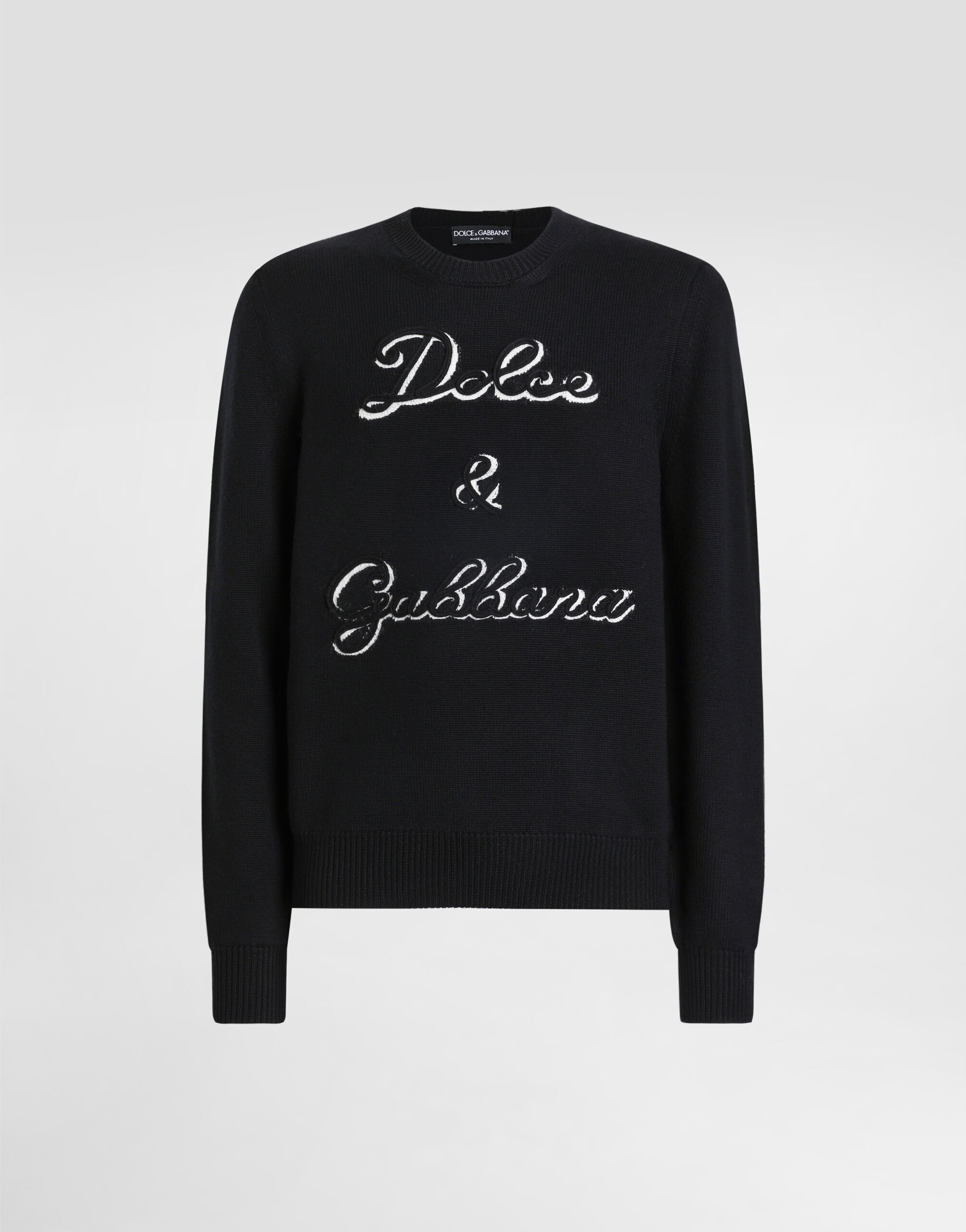 DOLCE & GABBANA ブラックニット DGドルチェ＆ガッバーナニットプルオーバー - メンズ – myCompañero