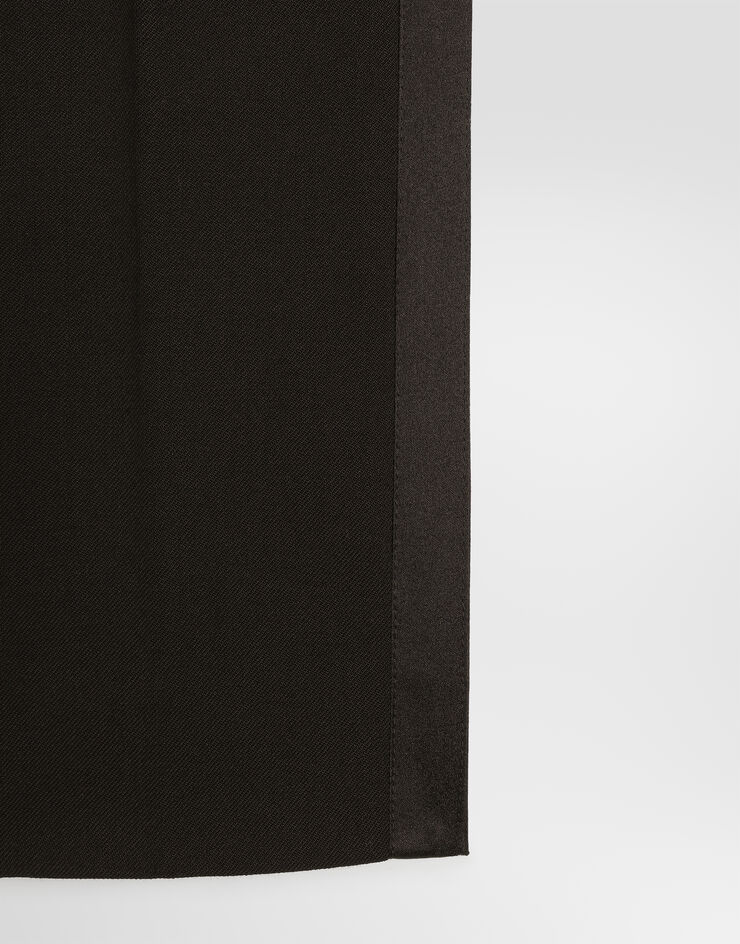 Dolce & Gabbana Bi-stretch twill trousers Dolce & Gabbana Bi-stretch twill trousers Black L45P14G7PQI