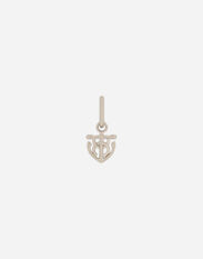 Dolce & Gabbana single stud earring with “Marina” anchor Black BJ0820AP599