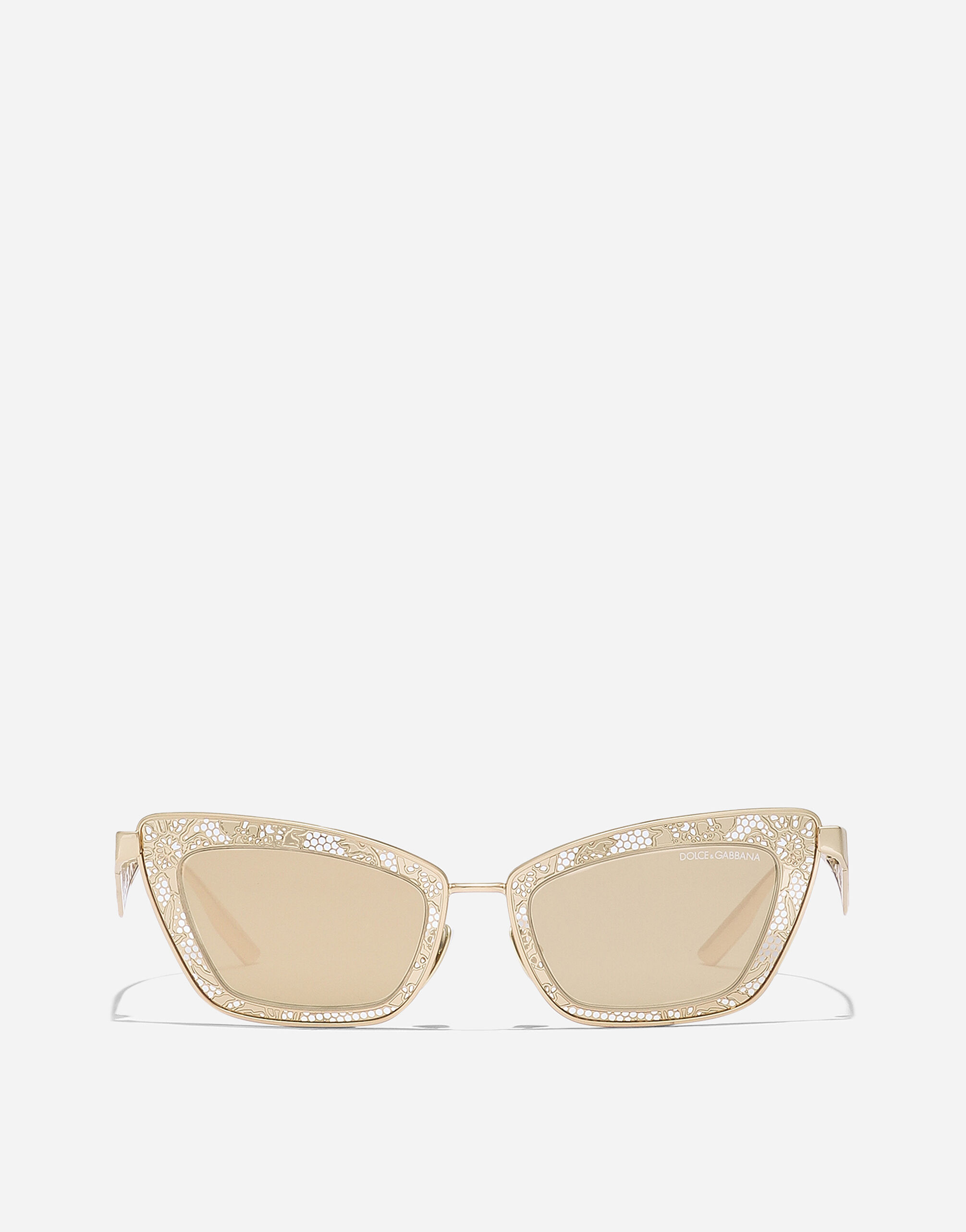 ゴールド メッキ仕上げのウィメンズ DG LACE Sunglasses | Dolce&Gabbana®
