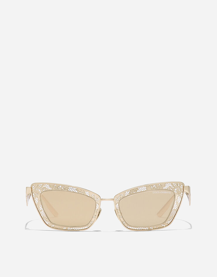 Dolce & Gabbana Gafas de sol DG LACE Chapado en oro VG2311VA203