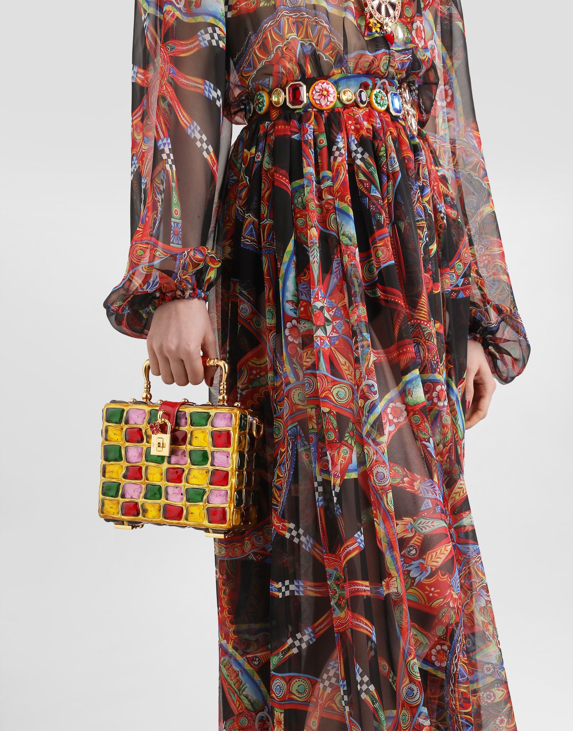 Dolce Box handbag in Multicolor for Women | Dolce&Gabbana® US