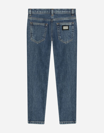 Dolce & Gabbana Stretch denim jeans Azul L52F76LDC27