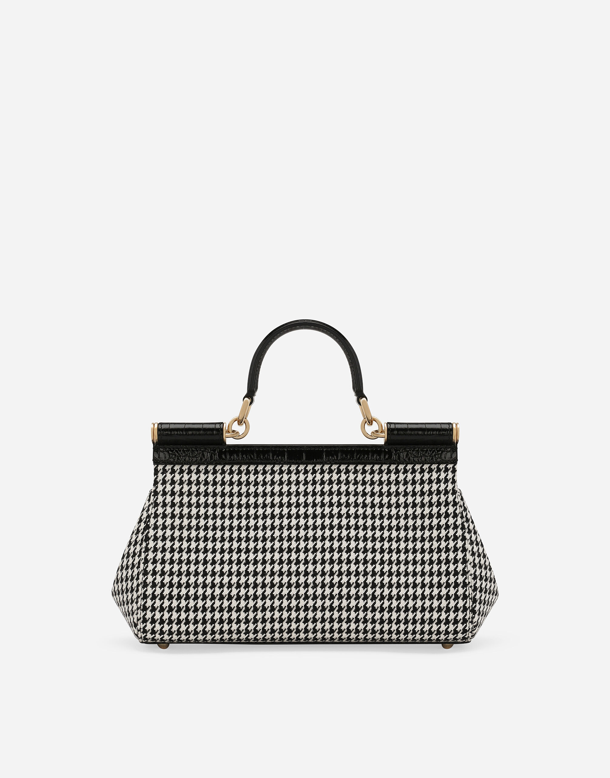 ハンドバッグ Dolce&Gabbana Medium My Sicily Bag Blackのウィメンズ MY SICILY プロンジェカーフスキン