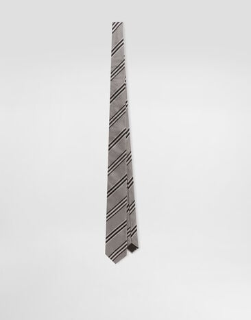 Dolce & Gabbana Jacquard martini tie Grey GT149EG0JSR