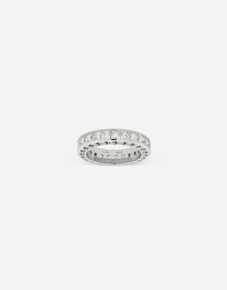 Dolce & Gabbana Anna ring in white gold 18Kt and diamonds White WRQA6GWDIA2