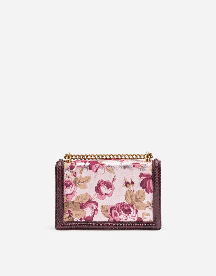 Dolce & Gabbana Medium jacquard ramage Devotion bag Dolce & Gabbana Medium jacquard ramage Devotion bag MULTICOLOR BB6652A2U78