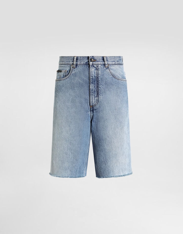 Dolce & Gabbana Bermudashorts aus Denim Multicolor GP1T2DG8NU7