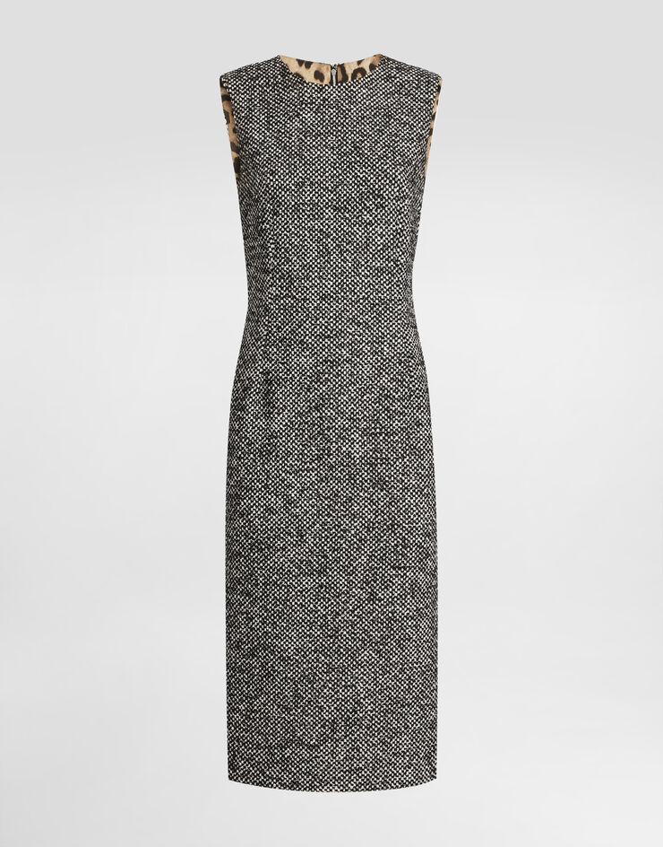 Dolce & Gabbana Robe en damier Multicolore F6GASTFMZAH