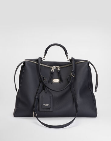 Dolce & Gabbana Vittoria handbag in calfskin Blue BM7825A0370