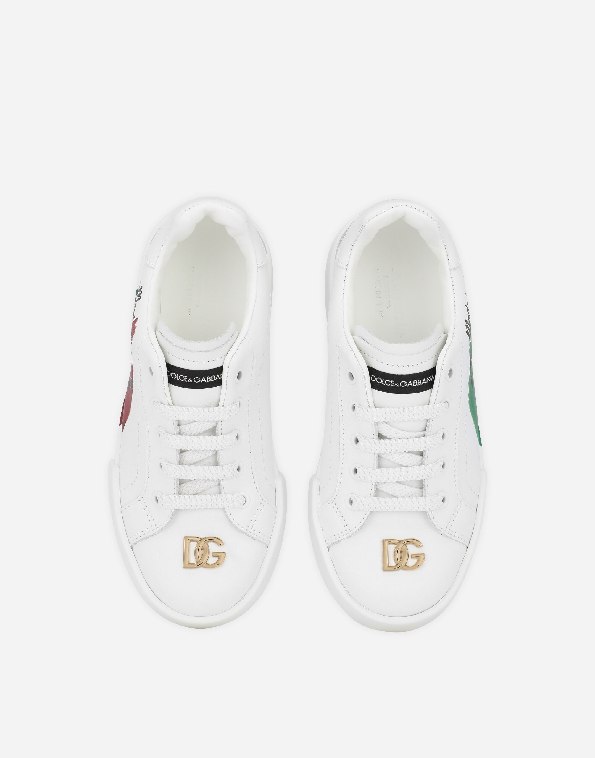 Portofino Light sneakers with Made in Italy print in Multicolor for Men Dolce Gabbana