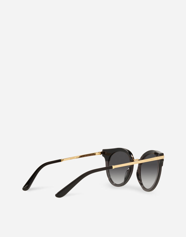 Dolce & Gabbana نظارة شمسية بنصف طبعة أسود VG439CVP68G
