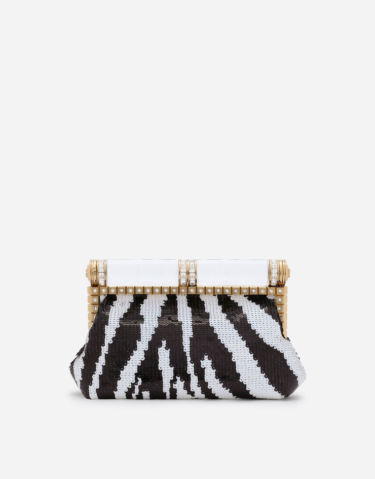 Dolce & Gabbana Sequined zebra-design bag Multicolor BB7182AC865
