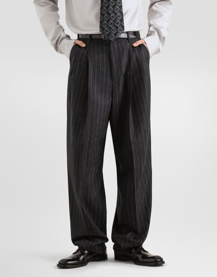 Dolce & Gabbana Pinstripe flannel trousers  GP16NTFR23F