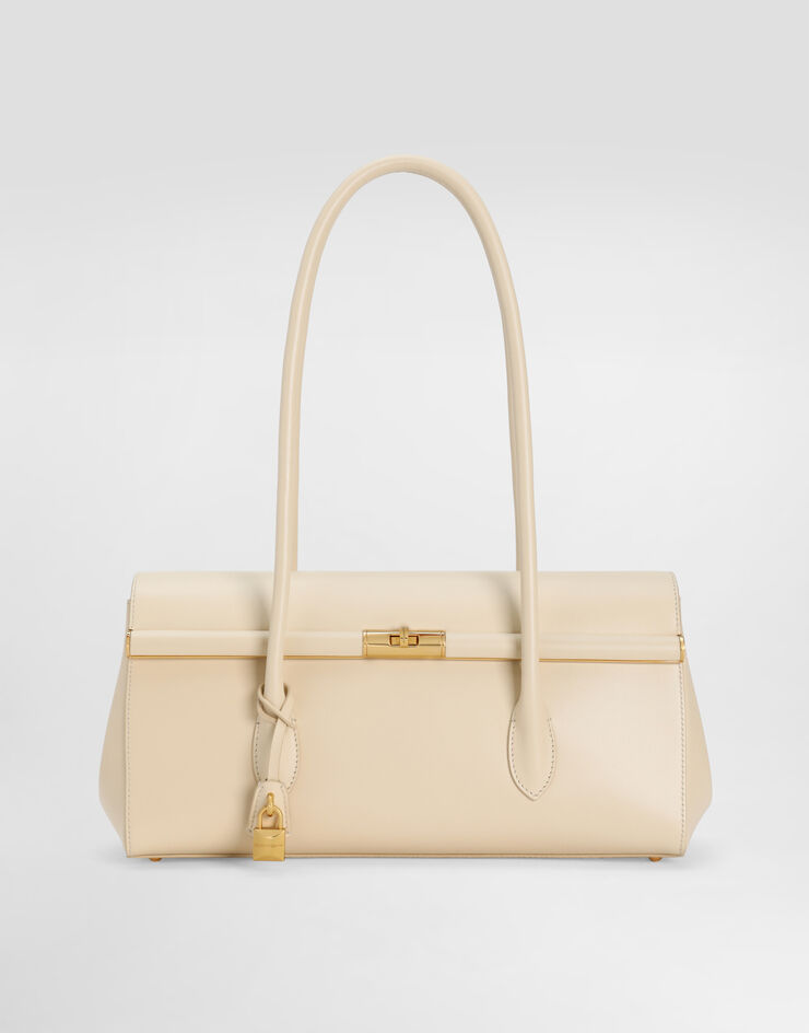Dolce & Gabbana Marlene handbag in palmellato calfskin White BB7927A3G19