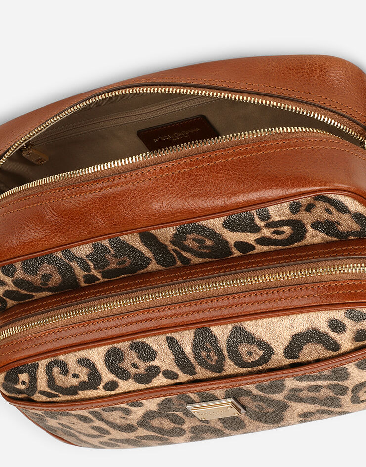 Dolce & Gabbana حقيبة يد كريسبو بطبعة فهد وبطاقة موسومة متعدد الألوان BB2210AW384