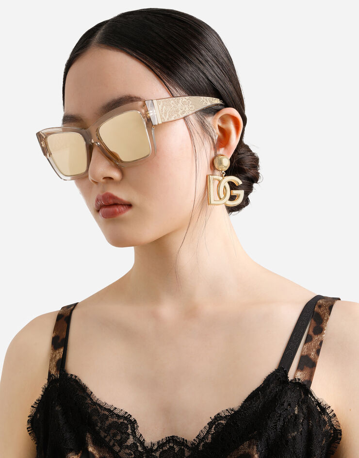 Dolce & Gabbana Gafas de sol DG Pizzo Beige VG4493VP203