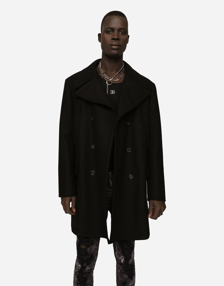 Dolce & Gabbana Wool pea coat Nero G002ETGF177