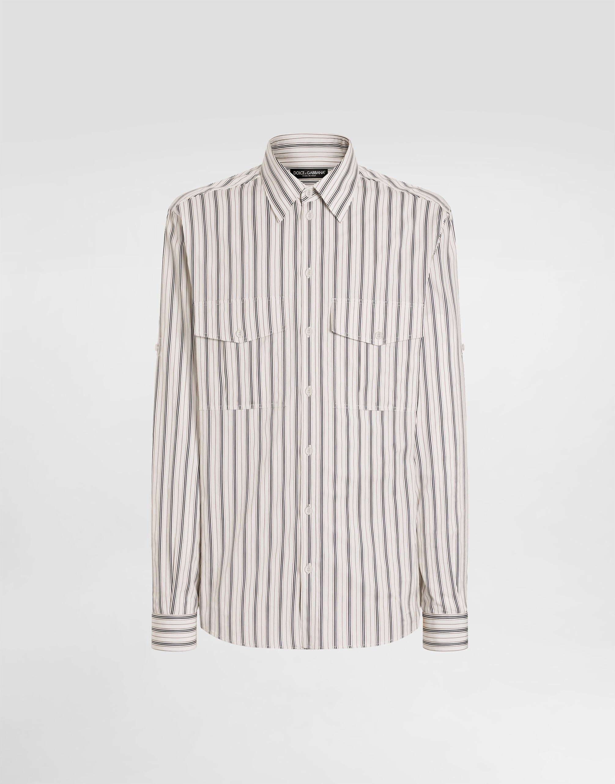 Multicolorのメンズ Striped martini shirt | Dolce&Gabbana®