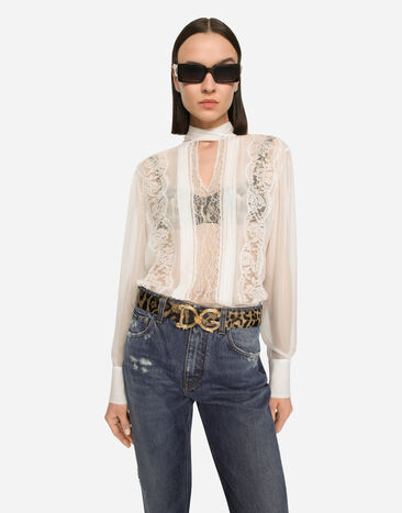 Dolce&Gabbana DG 걸스 벨트 애니멀 프린트 BE1517AM568