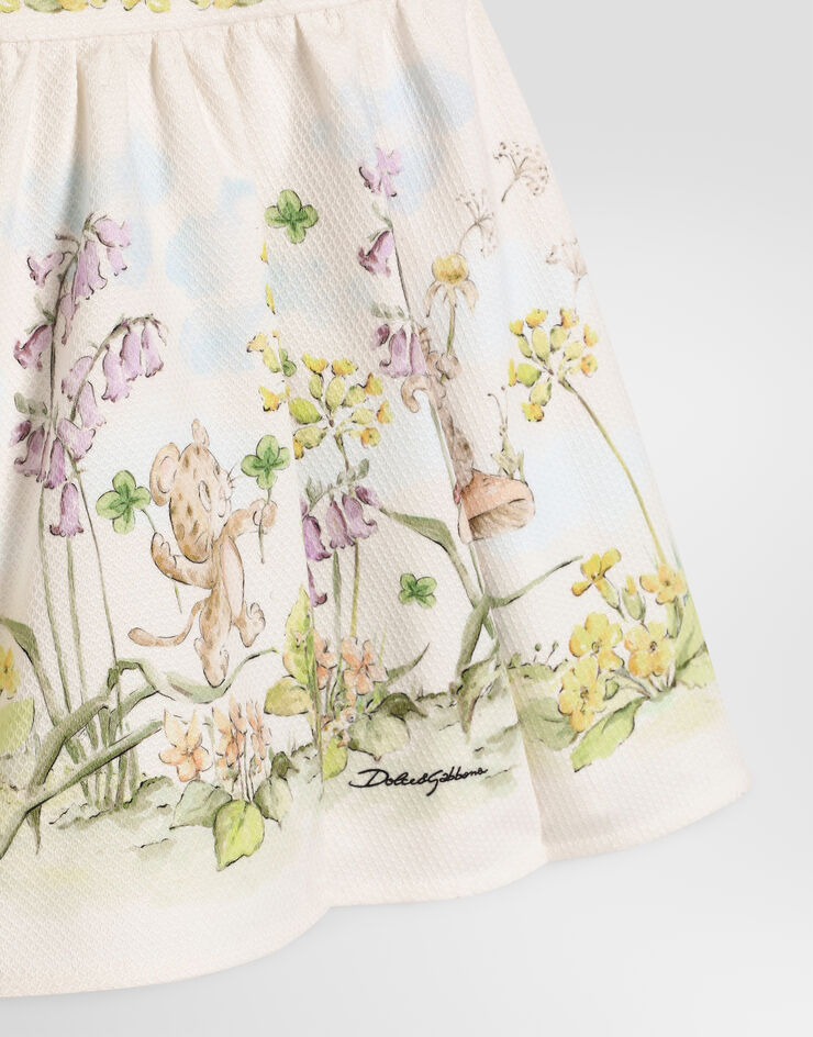 Dolce & Gabbana Piqu� dress with bloomers Dolce & Gabbana Piqu� dress with bloomers L24DU9G7P9D
