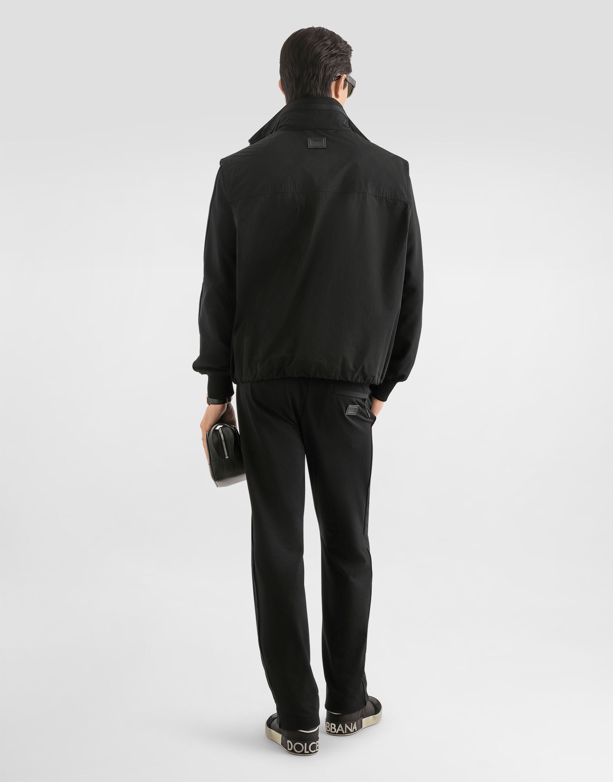 Technical jersey trousers in Black for Men | Dolce&Gabbana® US