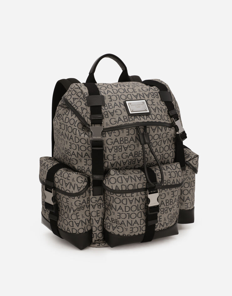 Dolce&Gabbana Rucksack aus Jacquard Mehrfarbig BM2228AJ705