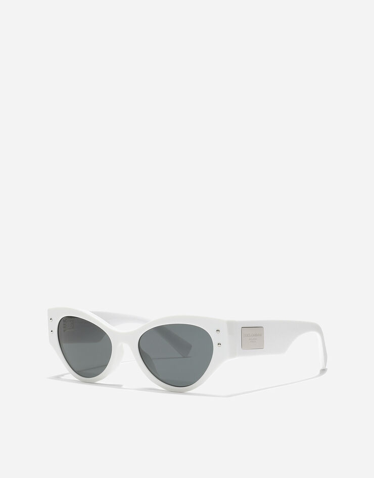 Dolce & Gabbana DG LOGO PLAQUE Sunglasses White VG448HVP287