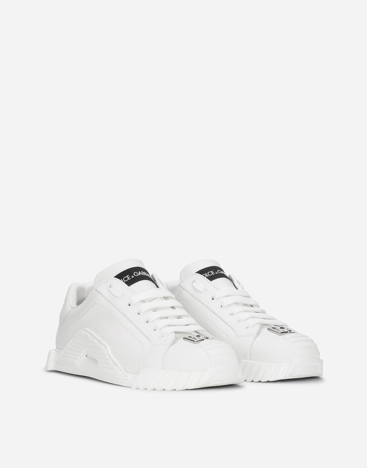 Calfskin NS1 sneakers with DG logo in White for | Dolce&Gabbana® US