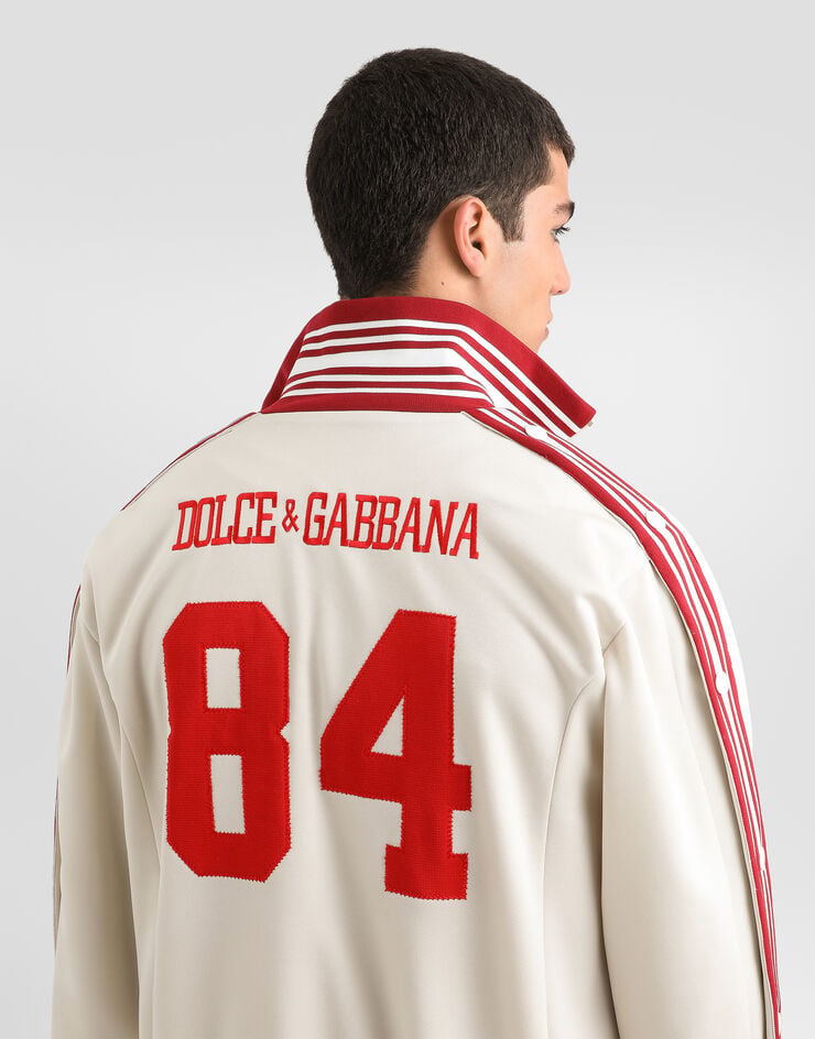 Dolce & Gabbana Technical piqué sweatshirt Dolce & Gabbana Technical piqué sweatshirt Beige G9CBQZHU7W0