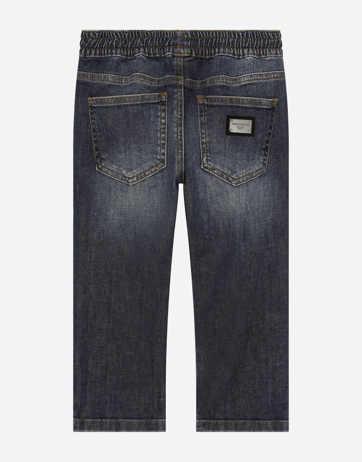 Dolce & Gabbana Blue wash stretch denim jeans Blue L44P16LDB17
