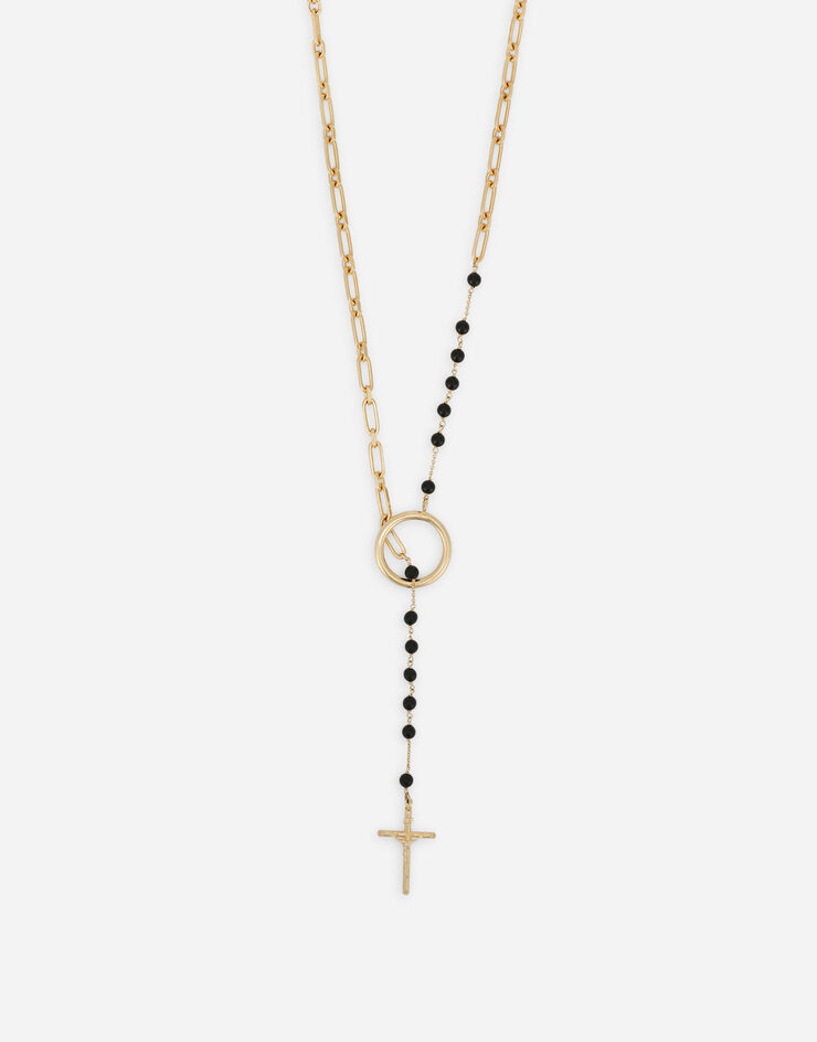 Dolce & Gabbana Collar rosario con cadena Dorado WNN8S3W1111