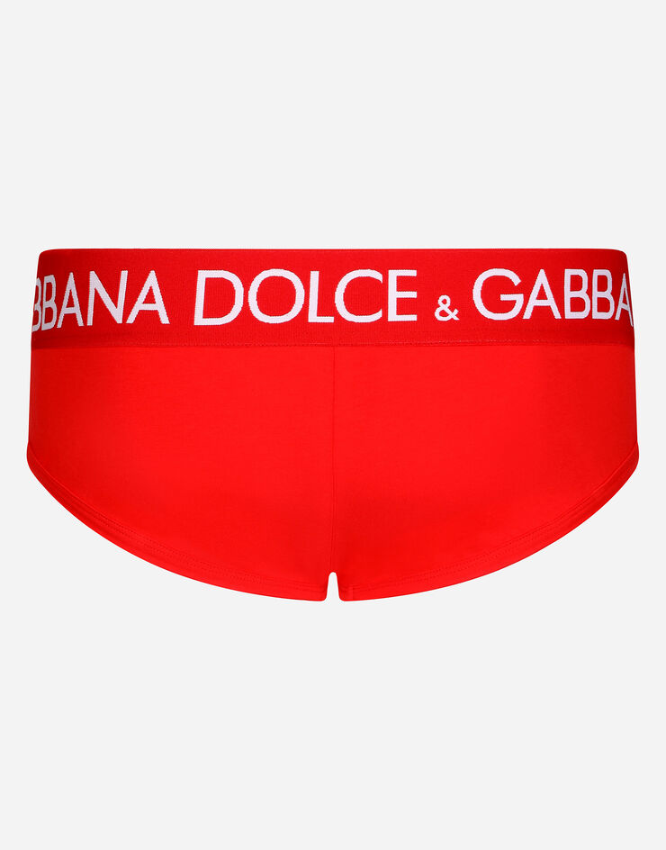 Dolce & Gabbana Slip brando jersey bielastico Red M3E04JFUEB0